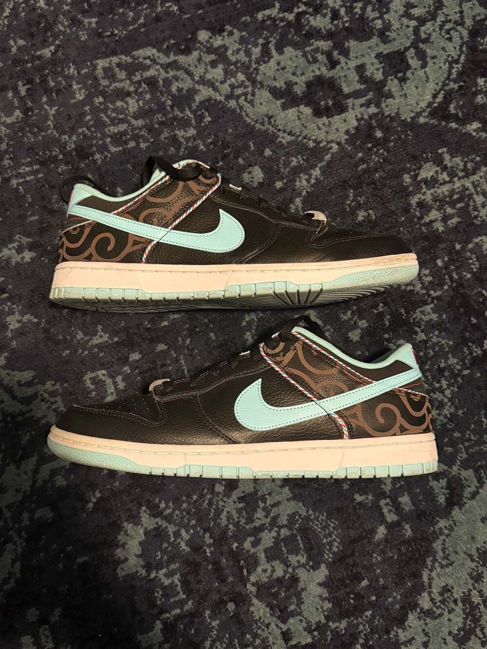 Nike Dunk Low Retro SE Barber Shop Size 11.5 Black